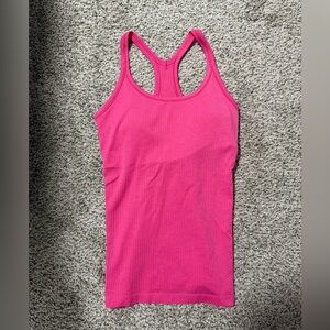 Lululemon ebb to street tank in lip gloss